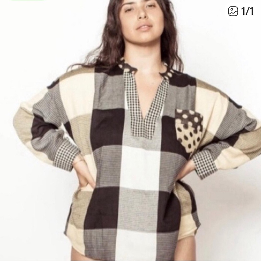 Ace & Jig Pieced Lizzie Shirt in Banjo